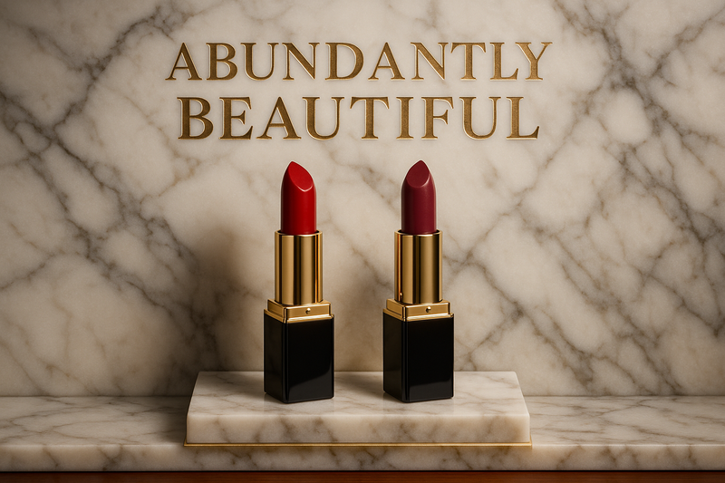 Sophisticated lipstick display